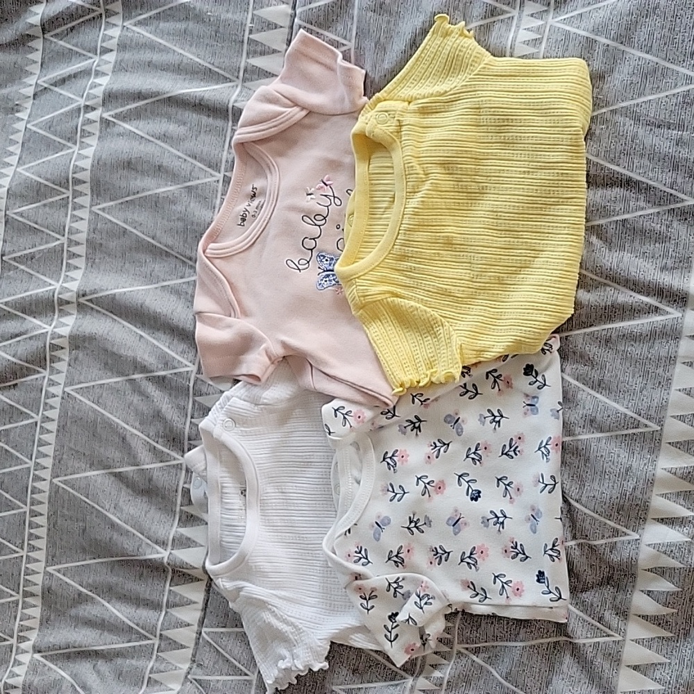 4 0-3 month onesie.